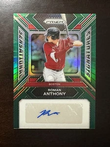2024 Panini Prizm - Sensational Signatures Roman Anthony Auto Green Prizm 🔥🔥 - Picture 1 of 2