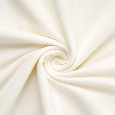 Bio-Baumwoll Soft Sweat Bio-zertifiziert | Meterware | 0,5m | wollweiß