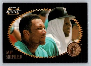 1996 Pinnacle Summit Gary Sheffield #100 - Picture 1 of 2