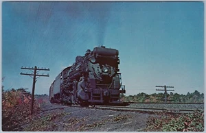 Boston & Albany Railway Steam Freight Locomotive c1950 Chrome Postcard - Picture 1 of 2