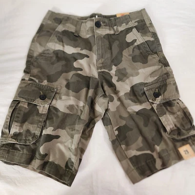 Pantalones Cortos de Carga Urban Pipeline 29 x 11.5 Camuflaje Verde Frente Plano Nuevo con Etiquetas para Hombres Foto 1 de 4
