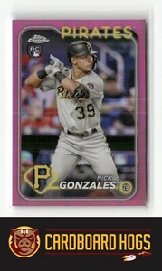 2024 Topps Chrome #168 Nick Gonzales Pittsburgh Pirates Pink Refractor RC Rookie - Picture 1 of 2