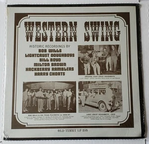Western Swing-Various Artists on Historic Recordings. Sealed Vinyl LP. Old T 105 - Bild 1 von 12