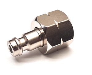 Cadac / Weber Compatible Male Quick Release Connector 1/4" BSP Left Hand Thread
