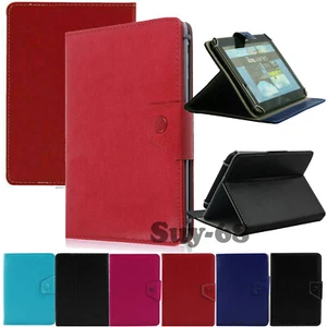 Universal Folio Case Stand Cover For Samsung Galaxy Tab 7.0 8.0 9.6" 10.1" 10.5" - Picture 1 of 43