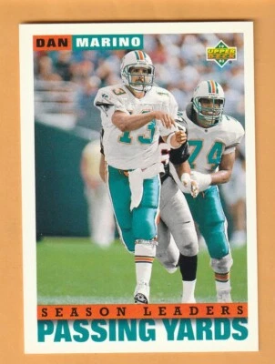 Dan Marino Miami Dolphins 1993 Upper Deck #426 HOF Pittsburgh Panthers 13O - Image 1 of 2