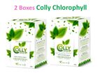 2 Boxes COLLY Chlorophyll Fiber Green Tea Detox Weight Control Slim Diet Drink