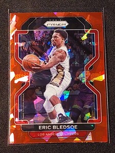 Prizm Basketball 2021-22 Eric Bledsoe #10 Red Ice