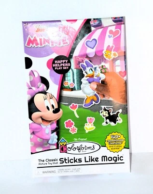 NIB Disney Junior Minnie Mouse Stick Re-stick Sticker Play Set Scenes Colorforms - Image 1 of 3