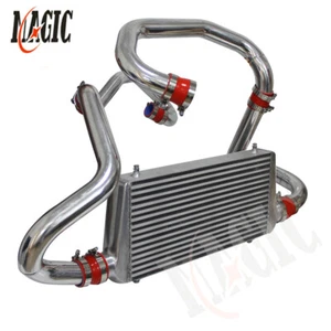 Front Mount Intercooler Kit For 96-00 Subaru Impreza GC8 WRX STI EJ20 RS Red - Picture 1 of 9