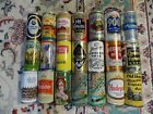 Vintage BEER CAN COLLECTION Lot Of 21 Unique Pull Tab Cans VG !