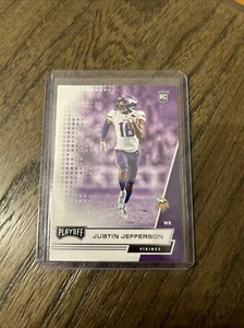 2020 Panini Playoff Justin Jefferson RC #213 - Picture 1 of 2