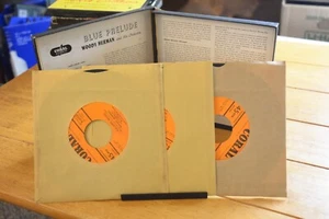 WOODY HERMAN "BLUE PRELUDE" 45RPM 7" RECORD x3 EXC CLEAN [BOX SET] [MR1B3] - Picture 1 of 5