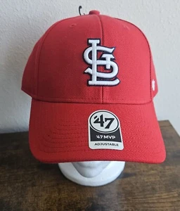 St Louis Cardinals MLB '47 MVP Red Hat Cap Adult Men's Adjustable - Picture 1 of 6