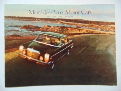 Оригинальная брошюра 1971 Mercedes Benz 220, 220D, 250, 250 купе - Изображение 1 из 4
