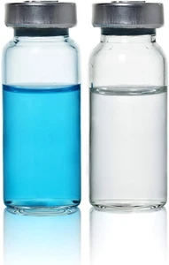 10Ml Glass Bottle/Sterile Transparent Vial (A-10Pcs) - Picture 1 of 12