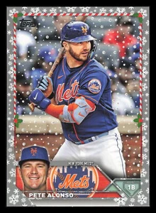 Pete Alonso Metallic 2023 Topps Holiday H150 New York Mets - Picture 1 of 2