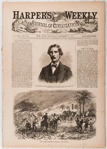 1869 DEZ 4 HARPER'S WEEKLY Cuba Insurgents, Cardiff Giant Archaeology Find M662 - Bild 1 von 5