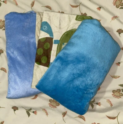 3 Lot Changing Table Pad Sheets Changing Pad Cover Boys Set - Image 1 of 4