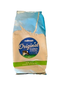 MILFRESH Original Skimmed Milk Powder 2KG Bag For Drinking & Cooking BBE Aug 26 - Picture 1 of 3