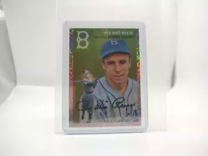 2023 Topps Chrome Platinum Anniversary Pee Wee Reese Rose Gold diamond /75 - Picture 1 of 2