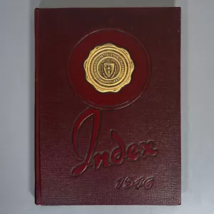 INDEX 1946 - Massachusetts State College YEARBOOK - UMASS Amherst now University - Imagen 1 de 6