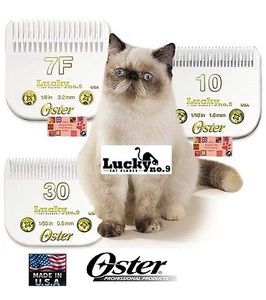 HOJA DE GATO de aseo Oster Lucky No.9*Ajuste A5 Golden Turbo A6,Andis AGC SMC Clipper - Imagen 1 de 7