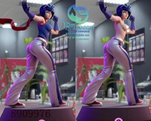 KOF May Lee 3D Printing Figure Unpainted Model Sculpture GK Blank Kit New In Sto - Picture 1 of 12