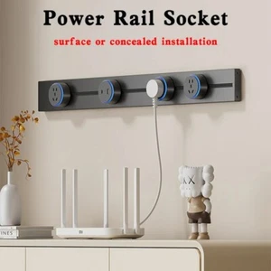 Rail Socket UK EU US UN Standard Round Removable Adapter Plug Home Kitchen - Picture 1 of 17
