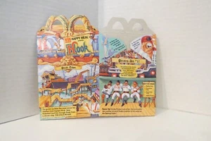 1991 McDonalds HOOK Happy Meal Box The PIRATE TOWN BOX NEW and UNPUNCHED - Picture 1 of 10