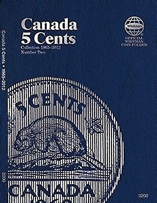 Whitman Blue Coin Folder 3200 CANADA 5 Cents ...