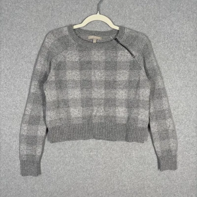 Suéter Corto Banana Republic Mediano Suave Metálico Brillo Preppy Twee Academia Foto 1 de 4