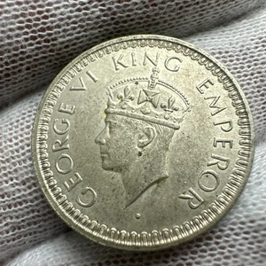 1945 Half Rupee India George VI - Picture 1 of 3