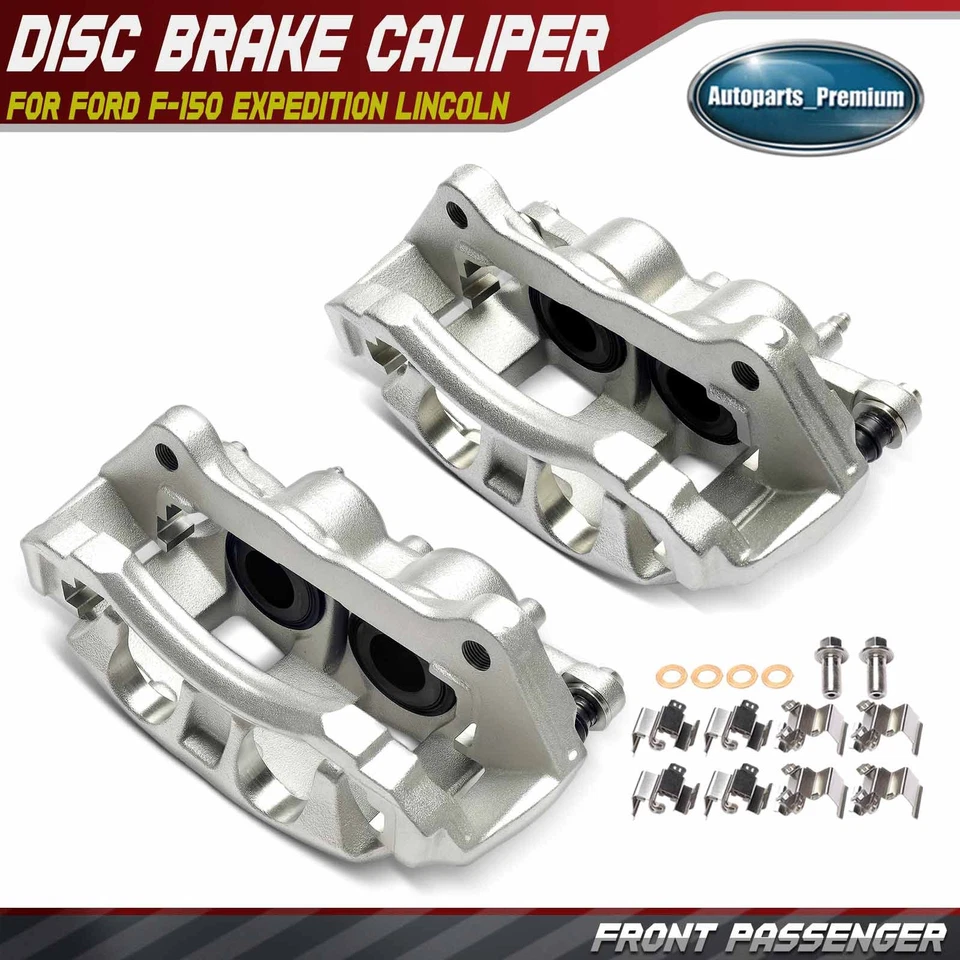 2 шт суппорта переднего тормоза с кронштейном для Ford F-150 Expedition Lincoln Navigator - Изображение 1 из 4