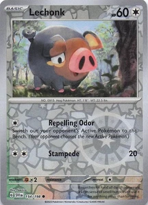 Lechonk - Common Reverse Holo SV01: Scarlet & Violet Base Set 154/198 NM - Picture 1 of 2