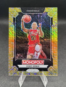 2024-25 Panini Prizm Monopoly Dennis Rodman Gold Millionaire Shimmer/500 - Imagen 1 de 2