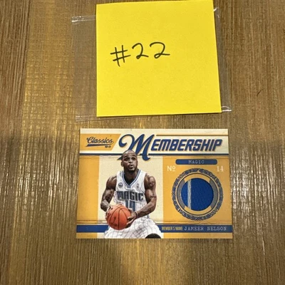 jameer nelson patch 2011 Classics Membership 212 /499 - Image 1 of 3