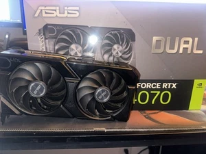 ASUS NVIDIA Dual GeForce RTX 4070 12GB GDDR6X (DUAL-RTX4070-12G) Graphics Card - Photo 1/4