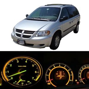 Yellow LED Lights Instrument Panel Dash Package Kit 12V US Fast - Picture 1 of 7