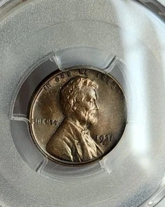 1931-S 1c Lincoln Cent PCGS MS63 BN - Bild 1 von 4