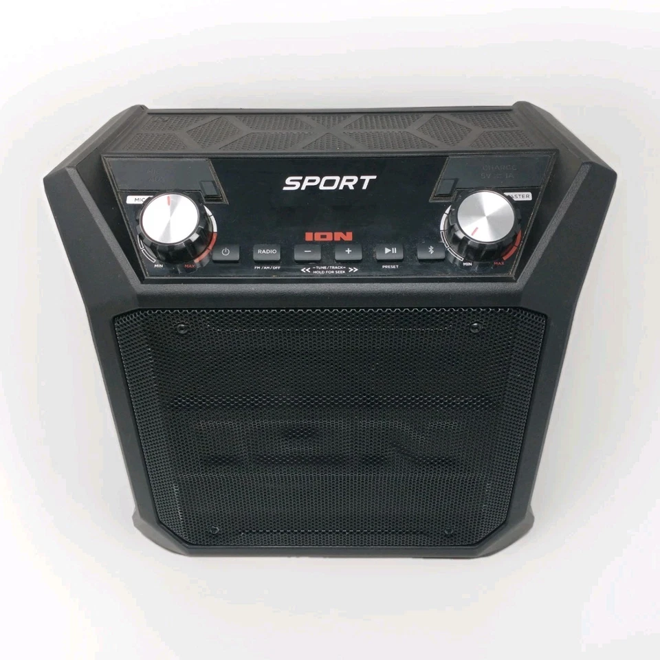 Altavoz inalámbrico Karaoke AM/FM Bluetooth portátil ION Sport iPA84 IPX4 Foto 1 de 4