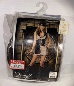 Vintage NEW Dreamgirl Female Indiana Jones Adult Treasure Hunter Costume Medium - Picture 1 of 15