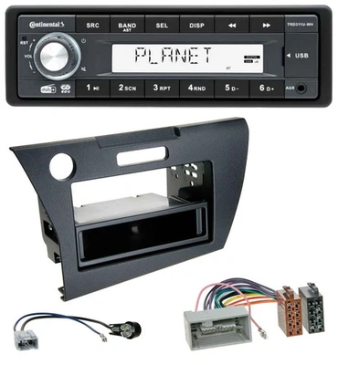 Continental MP3 AUX USB DAB 1DIN Autoradio für Honda CR-Z (ZF1, ab 2010) - Bild 1 von 4