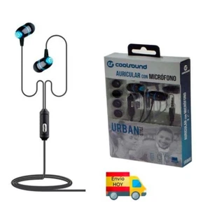 Auriculares con micrófono COOLSOUND URBAN STYLE JACK 3,5mm ENVIO HOY - Imagen 1 de 1