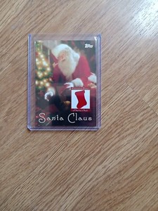 2007 TOPPS SANTA CLAUS SANTA SUIT RELIC CARD 