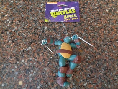 Tortugas Ninja Rafael Árbol de Navidad Adorno 4" American Greetings Nuevo Foto 1 de 4