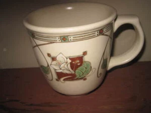 Taza de café Pfaltzgraff Mission Flower usada en excelente estado - Imagen 1 de 4