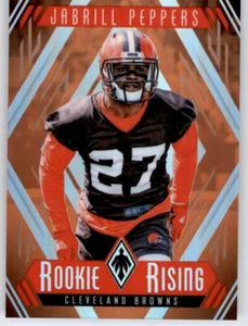 2017 Phoenix Orange Prizm Rookie Rising Jabrill Peppers #d /49 Refractor Browns - Picture 1 of 2