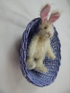 World Of Miniature Bears Dollhouse Miniature 5" Easter Bunny Rabbit #5070EC - Picture 1 of 3