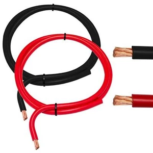 1m FLY Fahrzeugleitung 25mm² rund Kabel Litze KFZ Stromkabel - Picture 1 of 3